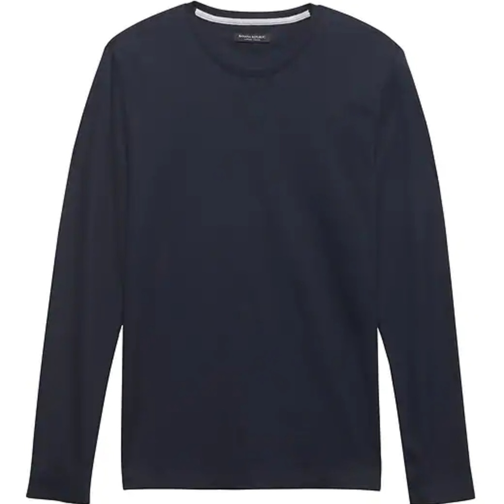 NEW Banana Republic Luxury Touch T-Shirt NAVY BLUE